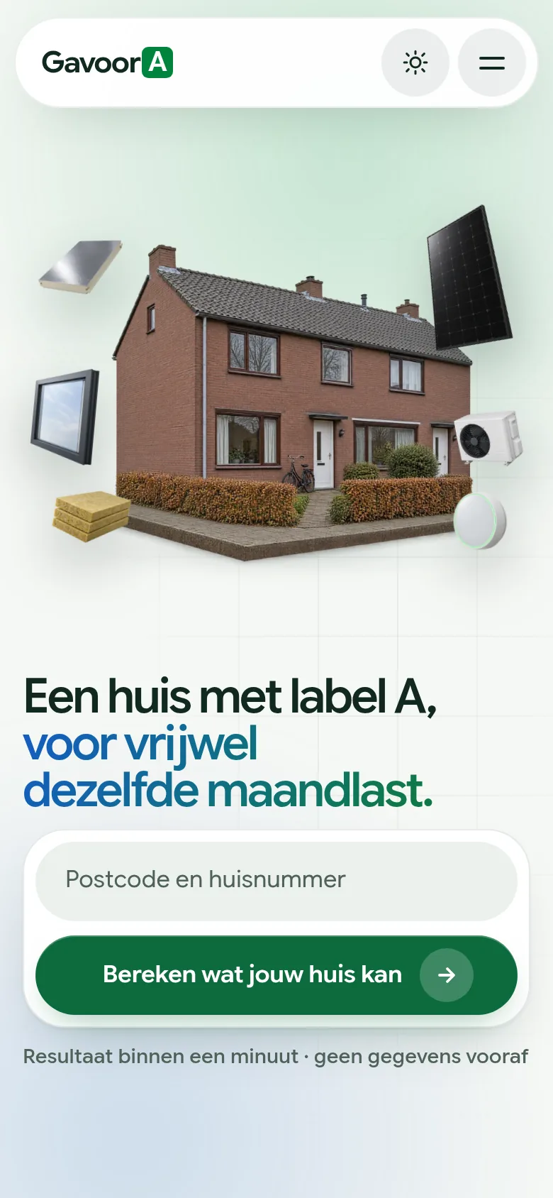 GavoorA homepage on a phone