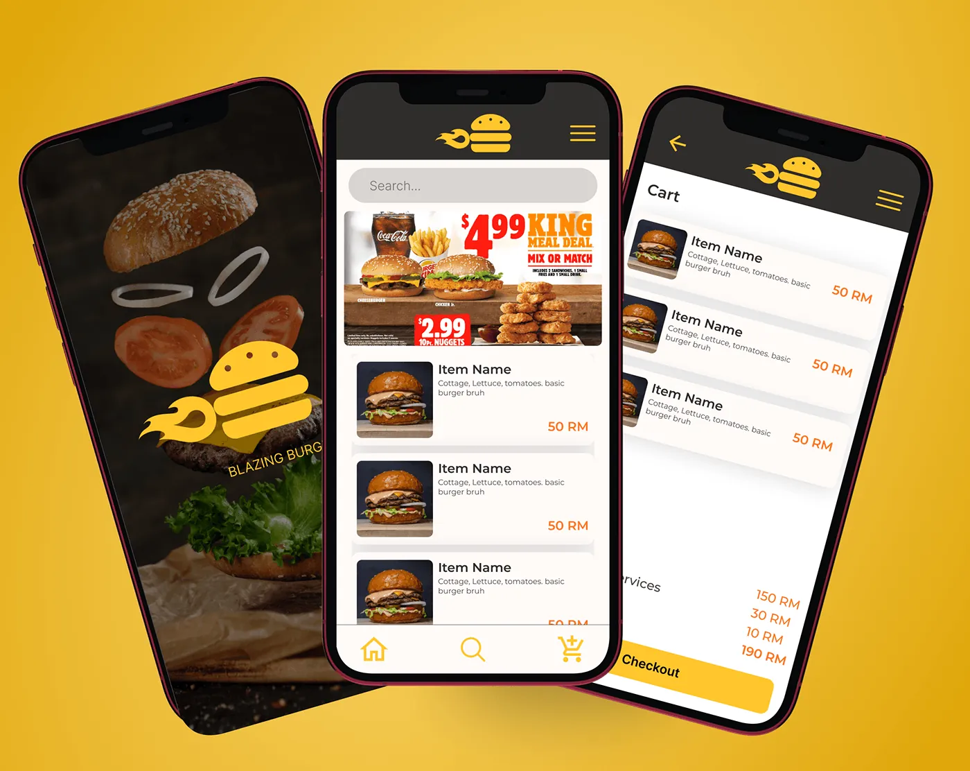 Restaurant UI/UX Speed Run: image 1 of 3 from the case study