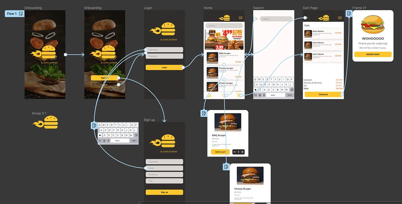 Restaurant UI/UX Speed Run: image 3 of 3 from the case study