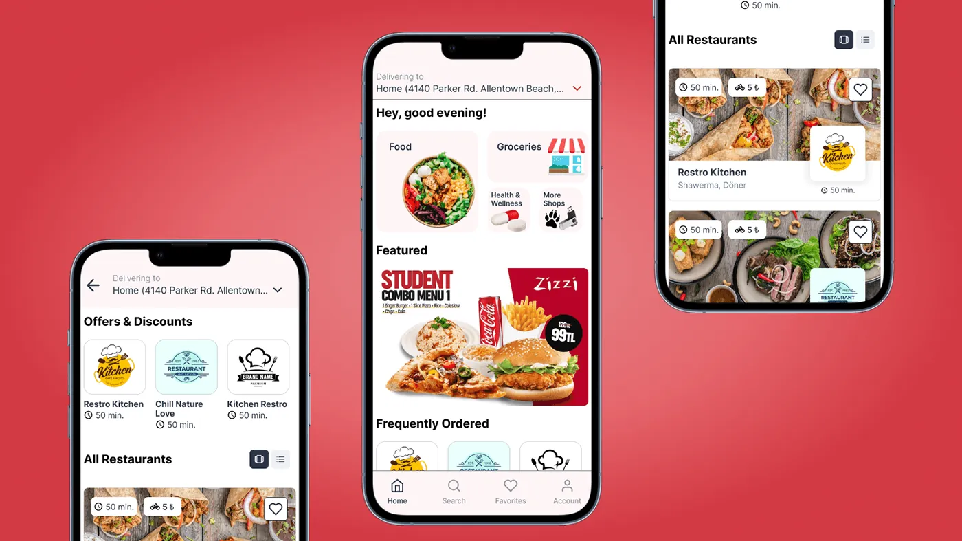 Restaurant Application Process: image 1 of 8 from the case study